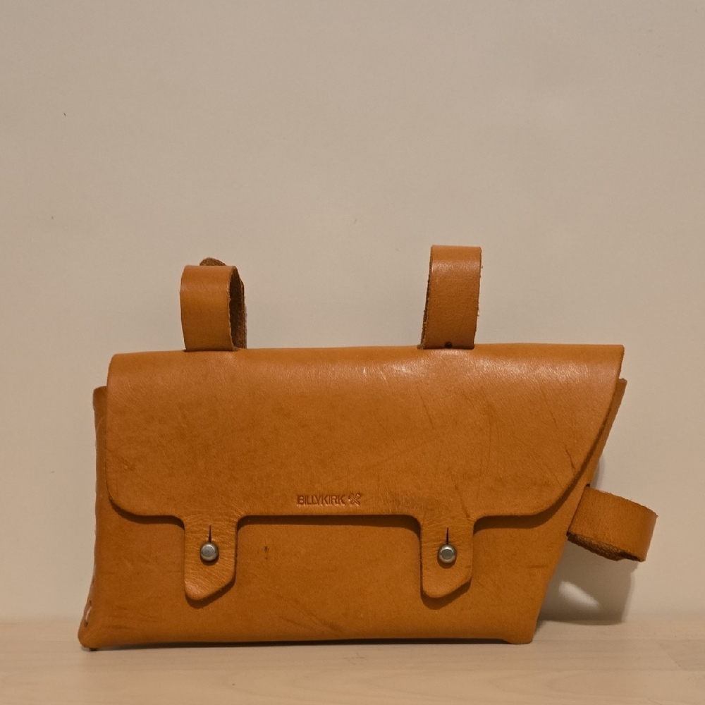 Billykirk Bicycle Bike Frame Bag Tan Leather